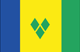 Saint Vincent et les Grenadines Flag